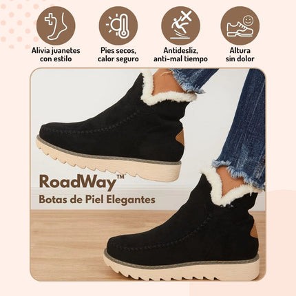 RoadWay™ Botas de Piel Elegantes