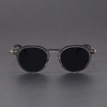 Anteojos de sol vintage Dylan, lentes oscuros gradé, marco metálico, estilo retro sofisticado, para hombres y mujeres.