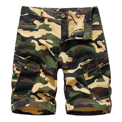 Bermudas Camufladas de Algodón para Hombre