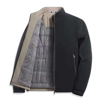 Campera Bomber Boulevard para hombres, color negro, material de poliéster, con forro acolchado ideal para invierno.