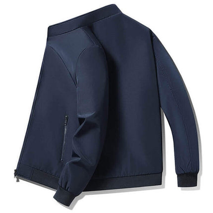 Campera para hombre Diamond Luxury azul oscuro, material sintético de calidad premium, estilo elegante y moderno.