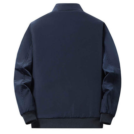 Campera Diamond Luxury de hombre, color azul marino, material sintético premium, diseño elegante y moderno.