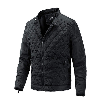 Campera Excellence de hombre, color negro, material acolchado y diseño moderno para clima frío.