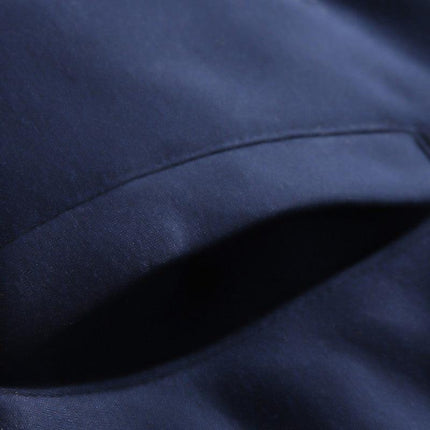 Tela azul oscuro del conjunto polar Arctic Flex, material suave y cálido ideal para hombres en invierno.