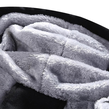 Interior gris de lana fleece del conjunto polar Arctic Flex para hombre, ideal para el invierno.